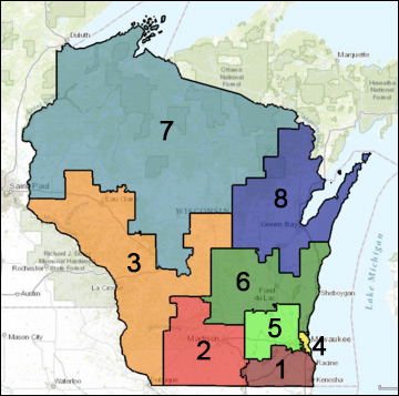 Wisconsin Congressional Districts