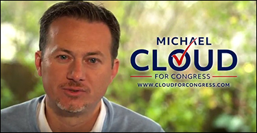 Michael Cloud (R) | Photo from campaign ad 