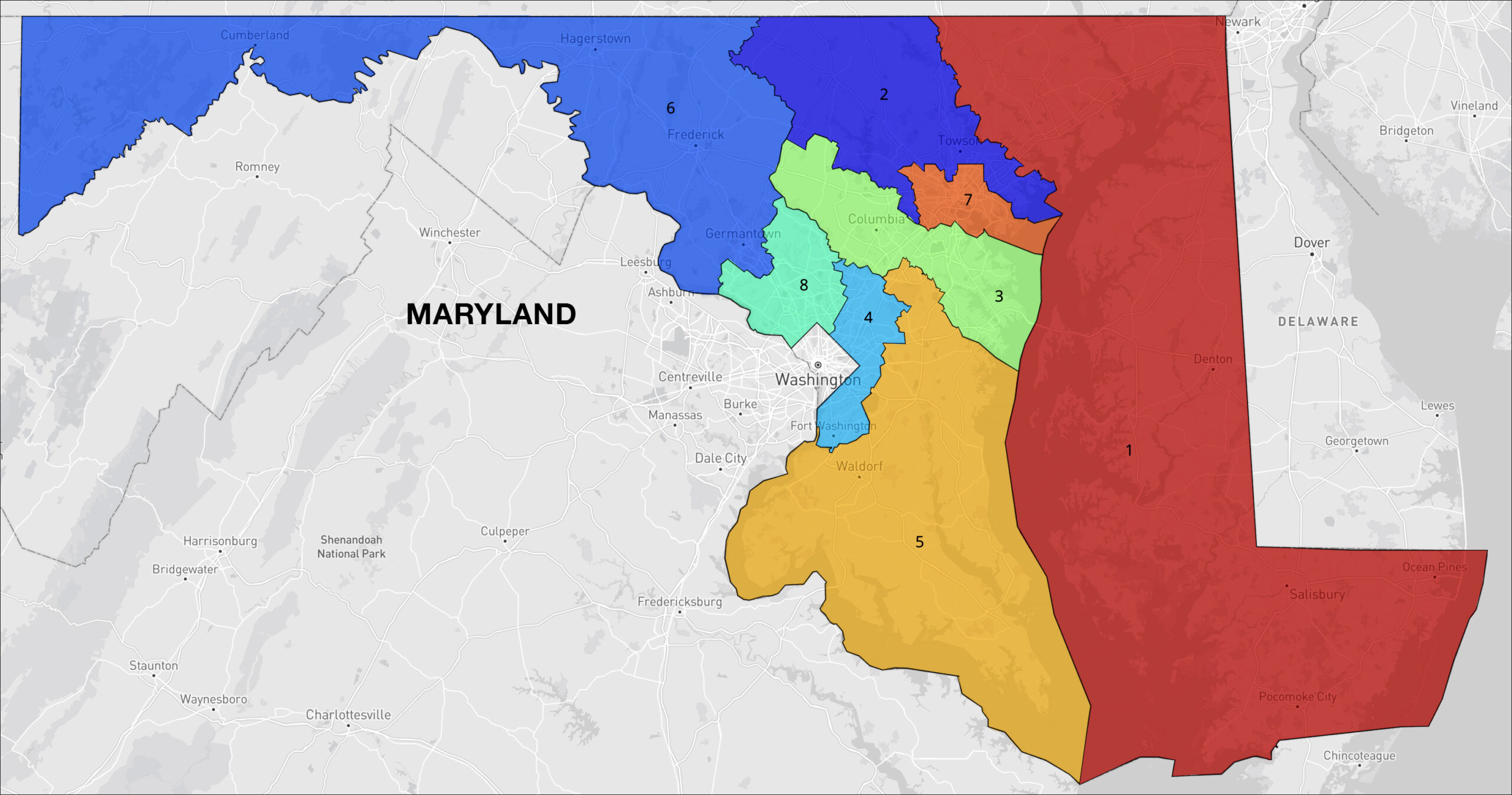 Maryland Congressional Districts